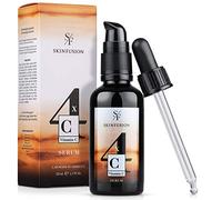 SKINFUSION 4X Bio Vitamina C Serum alta dosis 50 ml - fórmula vegana 4X vitamina C con ácido hialurónico y activos Booster - cleane Anti-Aging- cuidado para una piel fresca y juvenil