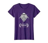Skinhead Tradicional, Punk, Oi, Ska, Skinhead Camiseta, Mujer, Morado, 3XL