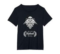 Skinhead Tradicional, Punk, Oi, Ska, Skinhead Camiseta, Mujer Tallas Grandes, Negro, 3XL Grande