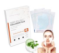 Skinifyx Hydrolyzed Collagen Patches, Nano Soluble Collagen Film, Korean Hydrating Face Mask, Deep Hydrating & Smooth Skin,for All Skin Types (1 Box)