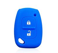 SKINII Carcasa para llave de coche de 2 botones para V-auxhall para O-PEL Vivaro para R-enault Trafic Kangoo Clio Master 2003-2008, llavero azul