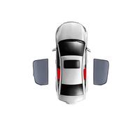 SKINII Coche Parasol para Citroen C5 X C5X 2022-2024 Coche Cortina Parabrisas Delantero Parasol Ventana Lateral Trasera Parasol Magnético Parasol Lateral (Color : 2PCS Rear)