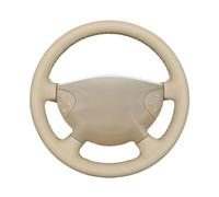 SKINII Cubiertas Volante Protector para Volante Coche Cuero Artificial Beige Cosido A Mano para Mercedes para Benz Clase E W211 Clase G W463 2002-2007 Cubre Volante
