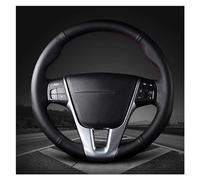 SKINII Funda Volante Coche para Volvo XC60 2015 2016 2017 Negro Antideslizante Resistente Al Desgaste Accesorios Cuero para Coche Cubierta Volante Funda Volante (Color : Red Thread)