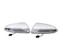 SKINII Luces Giro Intermitente Luz LED para Intermitente Espejo Retrovisor Coche para Mercedes para Benz para Viano para Vito W639 W204 S204 A2048200721 A2048200821 Indicador Led Luces
