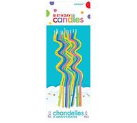 Skinny Assorted Coil Candles 12.5cm /12