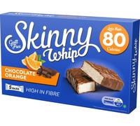 Skinny Whip Barras de bocadillos de naranja y chocolate 10x5x20g