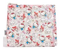 Skinnydip Neceser Hello Kitty - Lindo Neceser de Maquillaje Transparente, Ideal para Cosméticos, Accesorios de Viaje, Esencial para Mujeres, Adolescentes - Hello Kitty & Fr