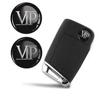 SkinoEu 2 pegatinas de 14 mm de diámetro para llave VIP para mando a distancia de coche, logotipo de moto, tuning, KSK 23