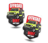 SkinoEu® 2 pegatinas para coche, diseño de rosa de los vientos, para autocaravanas, caravanas, vehículos de carrocería, para todoterreno, para todas las ruedas, B 25