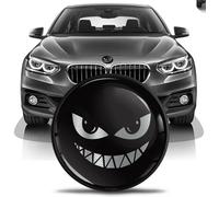 SkinoEu Emblema Tuning para capó Delantero y Maletero Compatible con BMW Emblema 51147057794 82 mm Negro Plata EN 31