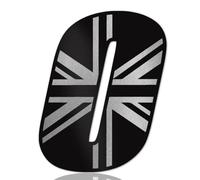 SkinoEu Número de carrera Coche Moto Vinilo Adhesivo Bandera del Reino Unido Negro Plata Motocicleta Motocross Deportes de motor Carreras Tuning 0 N 330