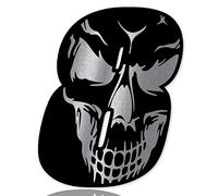 SkinoEu Números de inicio para coche, moto, vinilo, calavera, negro, plata, calavera, calavera, calavera, moto, motocross, carreras, número tuning 8 N 258