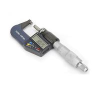 SKINPA Digital Micrometer, 0-25mm 0.001mm Resolution High Accuracy Electronic Thickness Gauge and Wrench Set, Measure Tool with Tight Lock