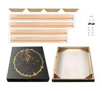 SKINPA Kit de marco lienzo, fotos madera varios tamaños for pared, póster, pintura al óleo y diamantes, pino, barras camilla grandes, decoración del hogar(35x45cm)