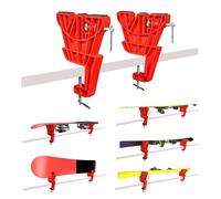 SkinRocks Ski Ultra Vise Racing Soporte Para Esquí Snowboard Rojo