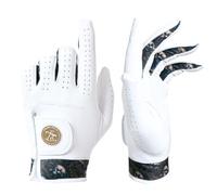 Skins Golf - Guantes de golf para hombre para golfista diestro, cuero Cabretta de alta calidad, para usar en la mano izquierda, estilo, rendimiento y inmensa comodidad, 1 guante de golf (Dia de los
