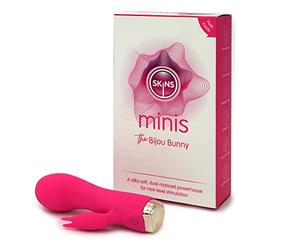 Skins Mini's Bijou Bunny Vibrador; Vibrador de conejo para mujer