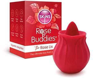 SKINS Rose Sex Toys Lix Rose Buddies - Vibradores de rosa, juguete sexual, juguetes sexuales perfectos y vibradores de rosas para mujeres, vibrador Rose Buddies Lix