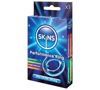 Skins Sexual Health Anillo de pene, anillo de pene de rendimiento transparente, fantásticos juguetes sexuales para hombres (Claro, 1 Unidad (Paquete de 1))