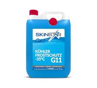 SkinStar Anticongelante de -35 °C | G11 | G12 | G13 | Líquido refrigerante listo para usar | Anticongelante para coche | Productos químicos para automóviles (5 l, G11)