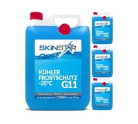 SkinStar Anticongelante de -35 °C | G11 | G12 | G13 | Líquido refrigerante listo para usar | Anticongelante para coche | Productos químicos para automóviles (20 l, G11)