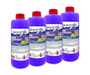 SkinStar Anticongelante listo para usar -35 °C | G11 | G12 | G13 | Líquido refrigerante | refrigerante | Anticongelante | Anticongelante Auto | Productos químicos para automóviles (4L, G13)