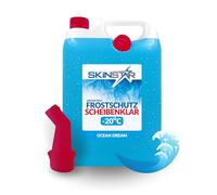 SkinStar Anticongelante para parabrisas de -20 °C con aroma, eficaz limpiador de parabrisas, para invierno, listo para usar, anticongelante, visión clara (20 l, Ocean Dream)