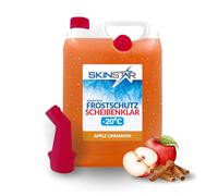 SkinStar Anticongelante para parabrisas de -20 °C con aroma, eficaz limpiador de parabrisas, para invierno, listo para usar, anticongelante, visión clara (20 l, Apple Canela)