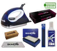 SkinStar Juego de Cera de Esquí 7-teilig Con Plancha para Alpino, Nórdico & Snow