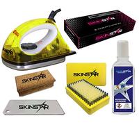 SkinStar Motor De Arranque esquí Cera Kit, Plancha Cepillo Cera Limpiador 6 Piezas