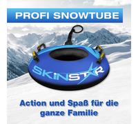 SkinStar Profi Snowtube Azul Ø 70Cm Rueda De Tobogán Rueda De Nieve Trineo Bob