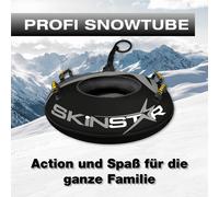 SkinStar Profi Snowtube Negro Ø 70cm Neumático De Trineo