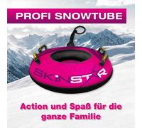 SkinStar Profi Snowtube Rosa Ø 70cm Rueda De Trineo Rueda De Nieve Trineo Bob