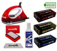 SKINSTAR Starter Esquí Cera Set,Aumentar el hierro Cepillo Cera de hidrocarburo