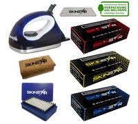 SkinStar Starter Esquí Cera Set, Aumentar el Hierro de Cepillo