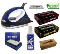 SkinStar Starter Esquí Cera Set, Aumentar el Hierro de Cepillo Hidrocarburo