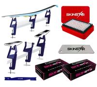 SKINSTAR Tensor Esquí Profesional de Fondo Ll Juego Cera Skiwax Soporte