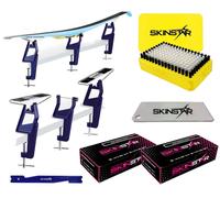 SKINSTAR Tensor Esquí Profesional Fondo Ll Juego de Cera de Esquí Skiwax Soporte