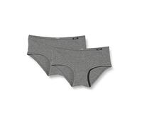 Skiny Advantage Cotton Panty DP, Culotte para Mujer, Gris (Anthra Melange 9599), 40(Pack de 2)