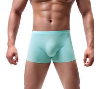 Skiny Calzoncillos tipo bóxer americanos para hombre, azul celeste, XXL