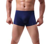 Skiny Calzoncillos tipo bóxer americanos para hombre, azul, XXL