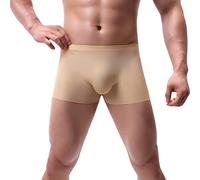 Skiny Calzoncillos tipo bóxer americanos para hombre, caqui, M
