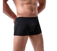 Skiny Calzoncillos tipo bóxer americanos para hombre, Negro , XL