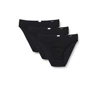 Skiny Damen Rio Slip 3er Pack Cotton Essentials Braguita, Black, 38 3 para Mujer