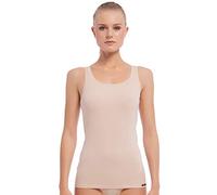 Skiny Mujer Advantage Cotton Tank Top 2er Pack Camiseta sin Mangas Not Applicable, Marfil (Skin 9622), 38 (Talla del Fabricante: 36)