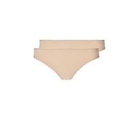 Skiny Damen String 2er Pack Advantage Micro Tanga de Hilo, Beige, 42 2 para Mujer