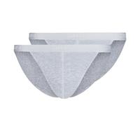 Skiny Tanga de algodón para Hombre (2 Unidades), Plata Melange (080693), M