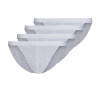 Skiny Tangas Slip Hombre Retro Algodón 4-Pack, Clásico, Feinripp