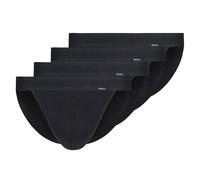 Skiny Tangas Slip Hombre Retro Algodón 4-Pack, Clásico, Feinripp